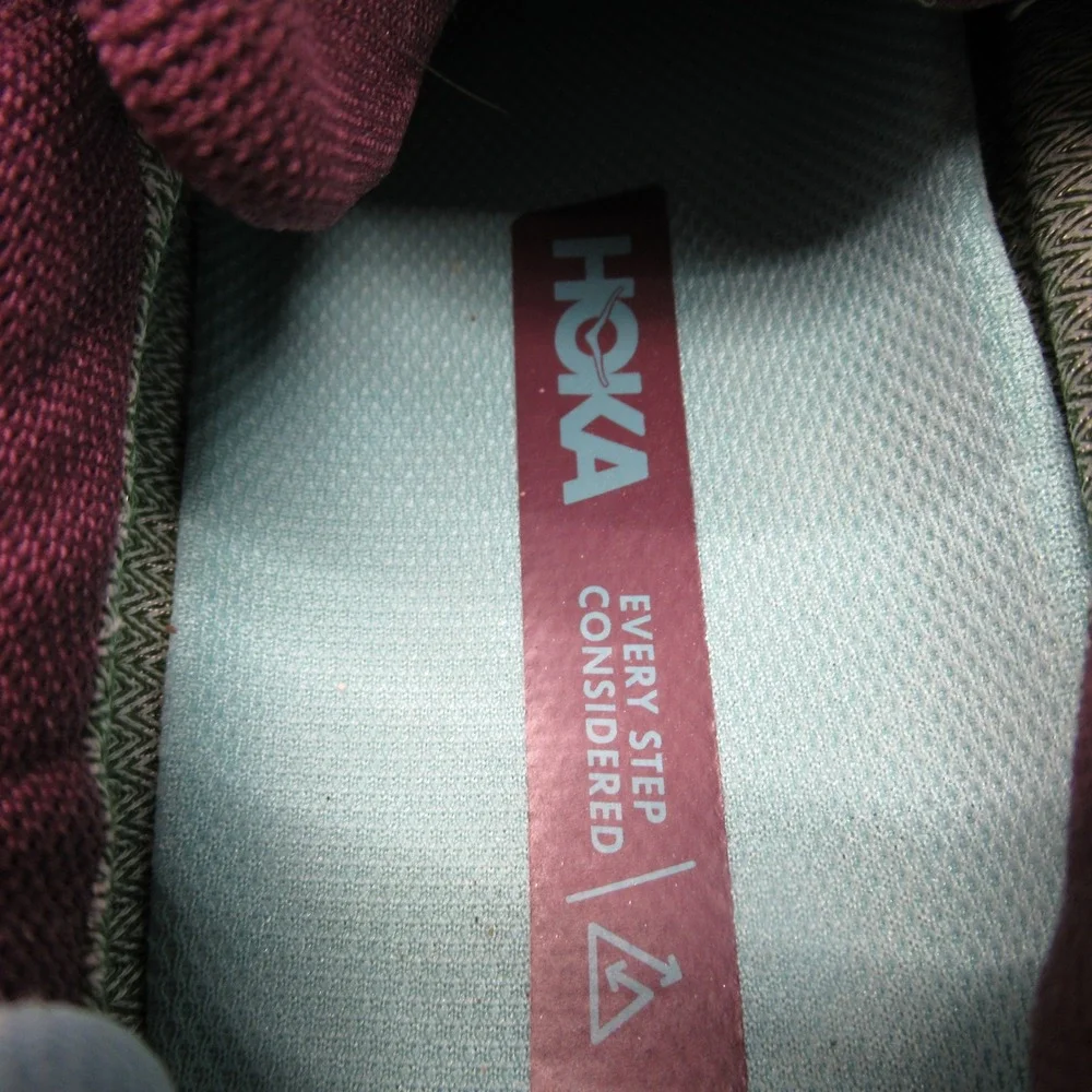 Hoka Womens Shoes 8.5 B Anacapa Low GTX Purple Trail‎ Goretex Light Grippy EUC - Picture 13 of 16